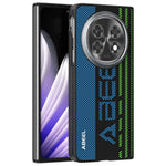 ABEEL For Oppo Find N5 5G Magnetic Case Micro-Embossing 6D Printed PC TPU Aluminum Alloy Leather Phone Cover