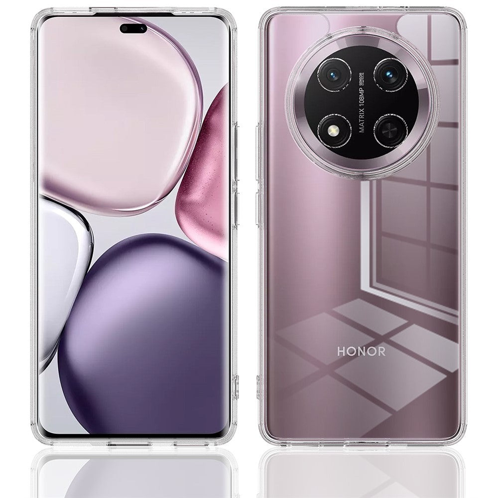 For Honor Magic7 Lite 5G / X9c 5G / X60 Pro 5G Clear Phone Case TPU+Acrylic Shockproof Phone Back Cover