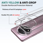 For Honor Magic7 Lite 5G / X9c 5G / X60 Pro 5G Clear Phone Case TPU+Acrylic Shockproof Phone Back Cover