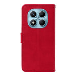 For Xiaomi Redmi Note 14 Pro 4G Leather Wallet Case with Strap Solid Color Phone Stand Cover