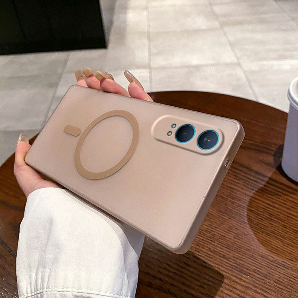 OnePlus Nord CE4 Lite 5G Magnetiskt Skal Frostat PC mobilskydd med Kameralinsskydd