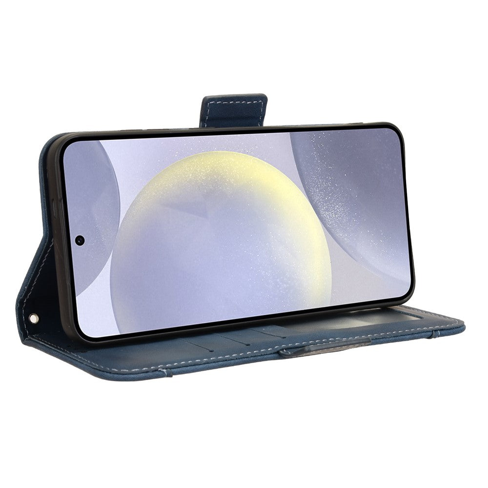 For Samsung Galaxy S25+ Leather Case Phone Wallet Cover with Multiple Card Slots