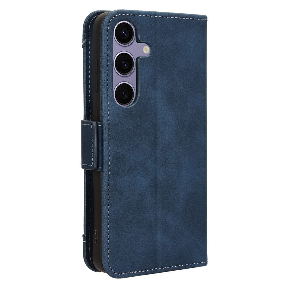 For Samsung Galaxy S25+ Leather Case Phone Wallet Cover with Multiple Card Slots