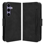 For Samsung Galaxy S25+ Leather Case Phone Wallet Cover with Multiple Card Slots