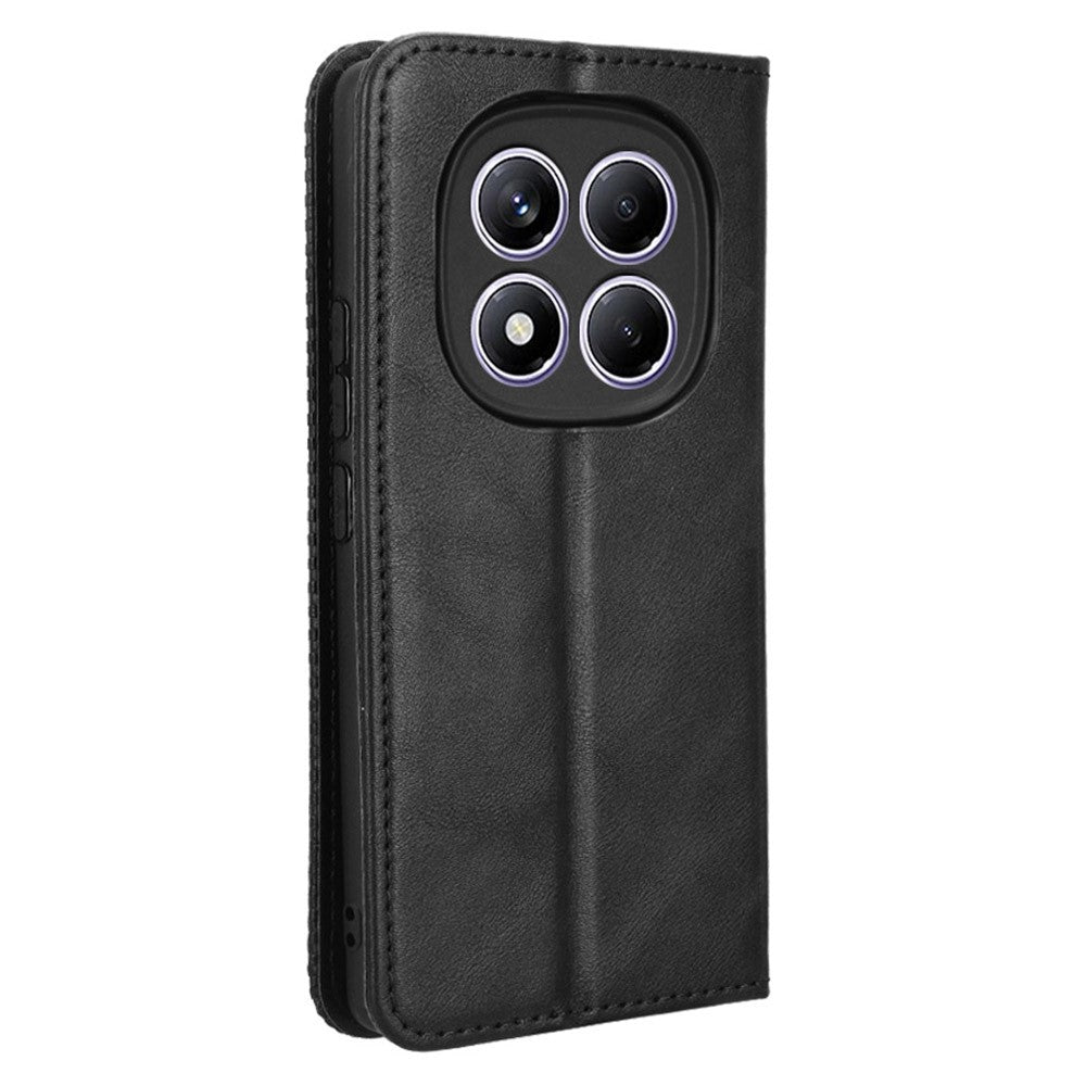 For Xiaomi Redmi Note 14 Pro 4G Case Wallet Stand Retro Texture Leather Phone Cover