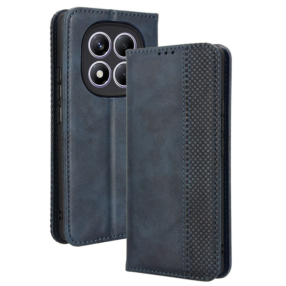 For Xiaomi Redmi Note 14 Pro 4G Case Wallet Stand Retro Texture Leather Phone Cover