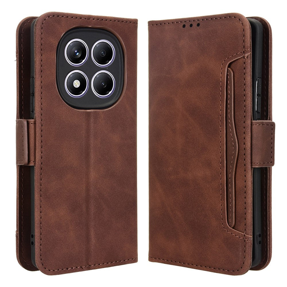 For Xiaomi Redmi Note 14 Pro 4G Case Leather Phone Wallet Cover with Multiple Card Slots