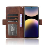 For Xiaomi Redmi Note 14 Pro 4G Case Leather Phone Wallet Cover with Multiple Card Slots
