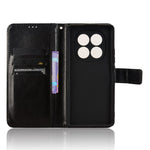 For Xiaomi Redmi Note 14 Pro 4G Case Crazy Horse Texture PU Leather Phone Wallet Cover