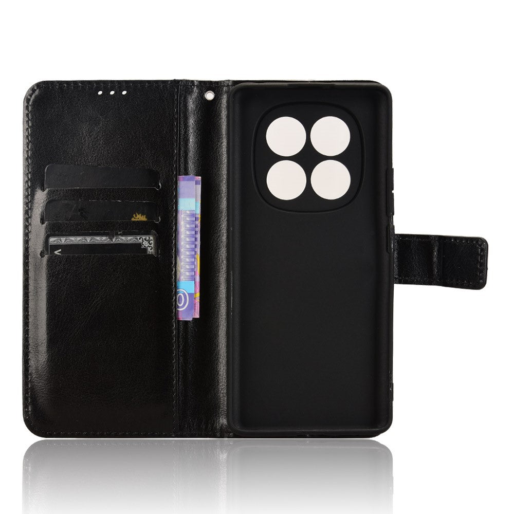 For Xiaomi Redmi Note 14 Pro 4G Case Crazy Horse Texture PU Leather Phone Wallet Cover