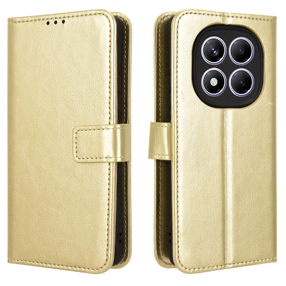 For Xiaomi Redmi Note 14 Pro 4G Case Crazy Horse Texture PU Leather Phone Wallet Cover