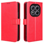 For Xiaomi Redmi Note 14 Pro 4G Case Crazy Horse Texture PU Leather Phone Wallet Cover