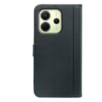For Xiaomi Redmi Note 14 4G (163.25mm) Wallet Case Magnetic Snap Leather Phone Cover with Strap