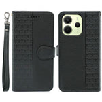 For Xiaomi Redmi Note 14 4G (163.25mm) Wallet Phone Case Pattern Imprint Leather Flip Cover