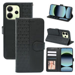 For Xiaomi Redmi Note 14 4G (163.25mm) Wallet Phone Case Pattern Imprint Leather Flip Cover