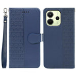 For Xiaomi Redmi Note 14 4G (163.25mm) Wallet Phone Case Pattern Imprint Leather Flip Cover