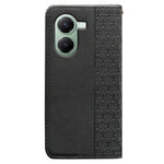 For Xiaomi Poco X7 Pro 5G / Redmi Turbo 4 5G Wallet Phone Case Checkered Pattern Imprint Leather Flip Cover with Wrist Strap