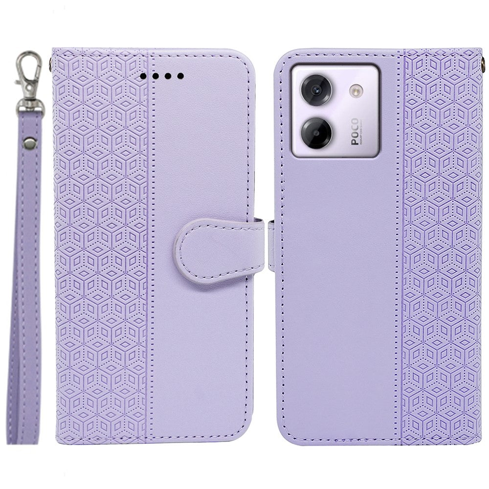 For Xiaomi Poco M7 Pro 5G Wallet Phone Case Pattern Imprint Leather Flip Cover