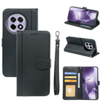 For OnePlus 13R 5G Wallet Case Magnetic Snap Leather Phone Cover with Strap