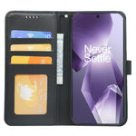 For OnePlus 13R 5G Wallet Case Magnetic Snap Leather Phone Cover with Strap