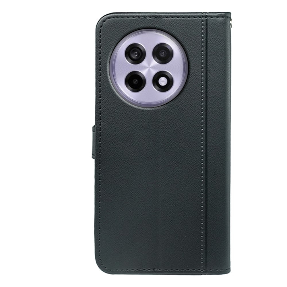 For OnePlus 13R 5G Wallet Case Magnetic Snap Leather Phone Cover with Strap