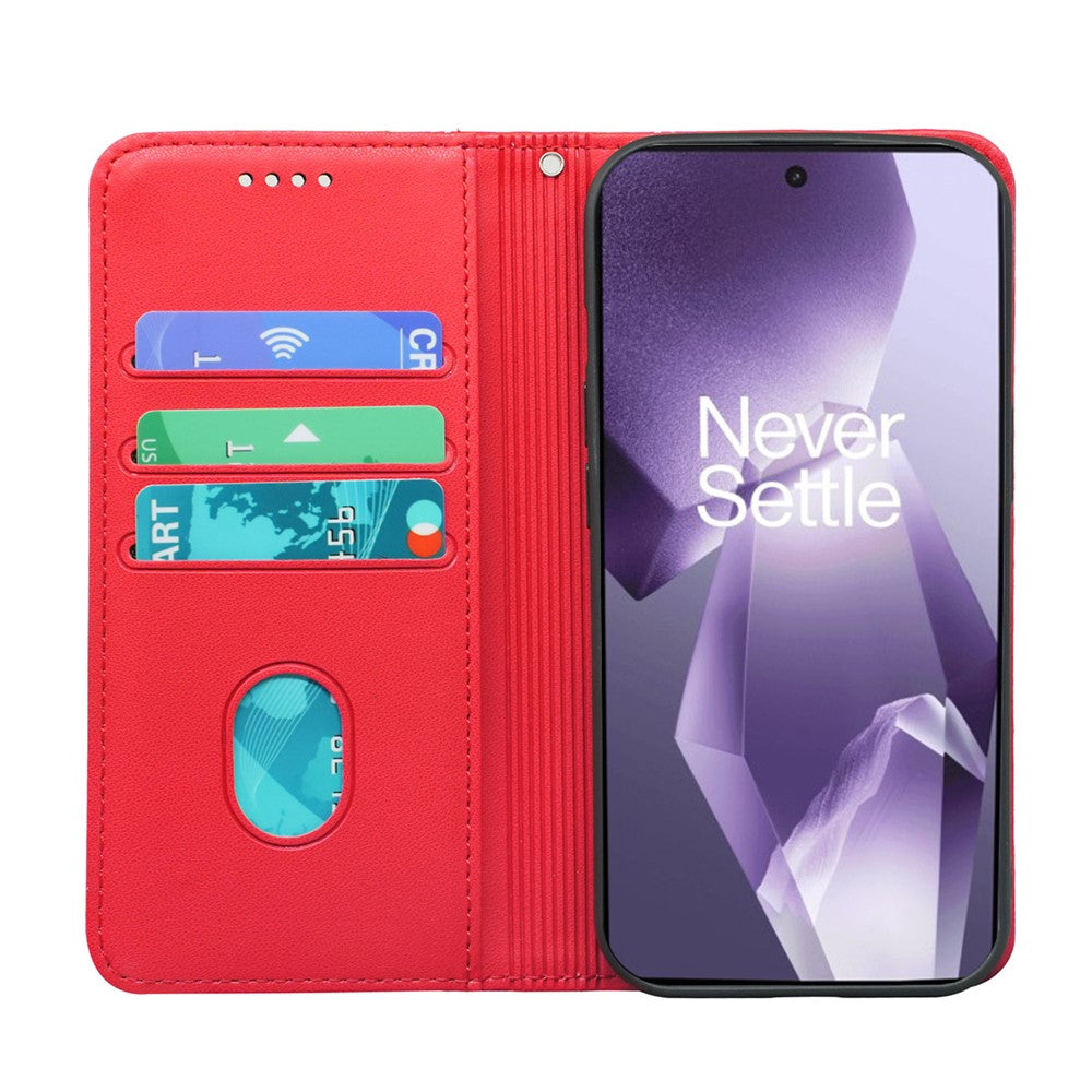 HX01 För OnePlus 13R 5G Plånboksfodral Magnetisk Stängning PU-läder mobilfodral