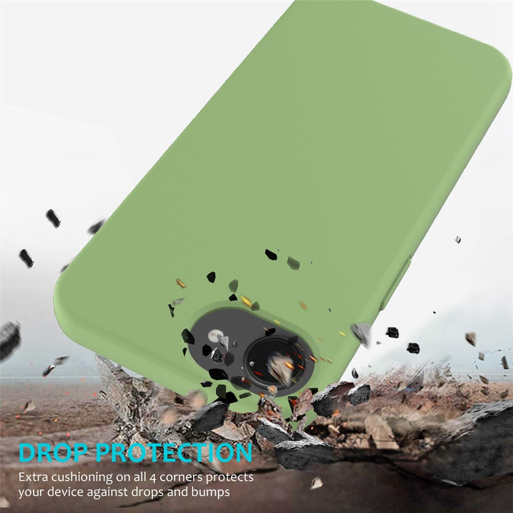 For iPhone 17th / 16th Case Drop Proof Liquid Silicone Soft Lining Back Phone Cover