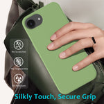 For iPhone 17th / 16th Case Drop Proof Liquid Silicone Soft Lining Back Phone Cover