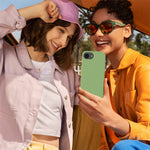 For iPhone 17th / 16th Case Drop Proof Liquid Silicone Soft Lining Back Phone Cover