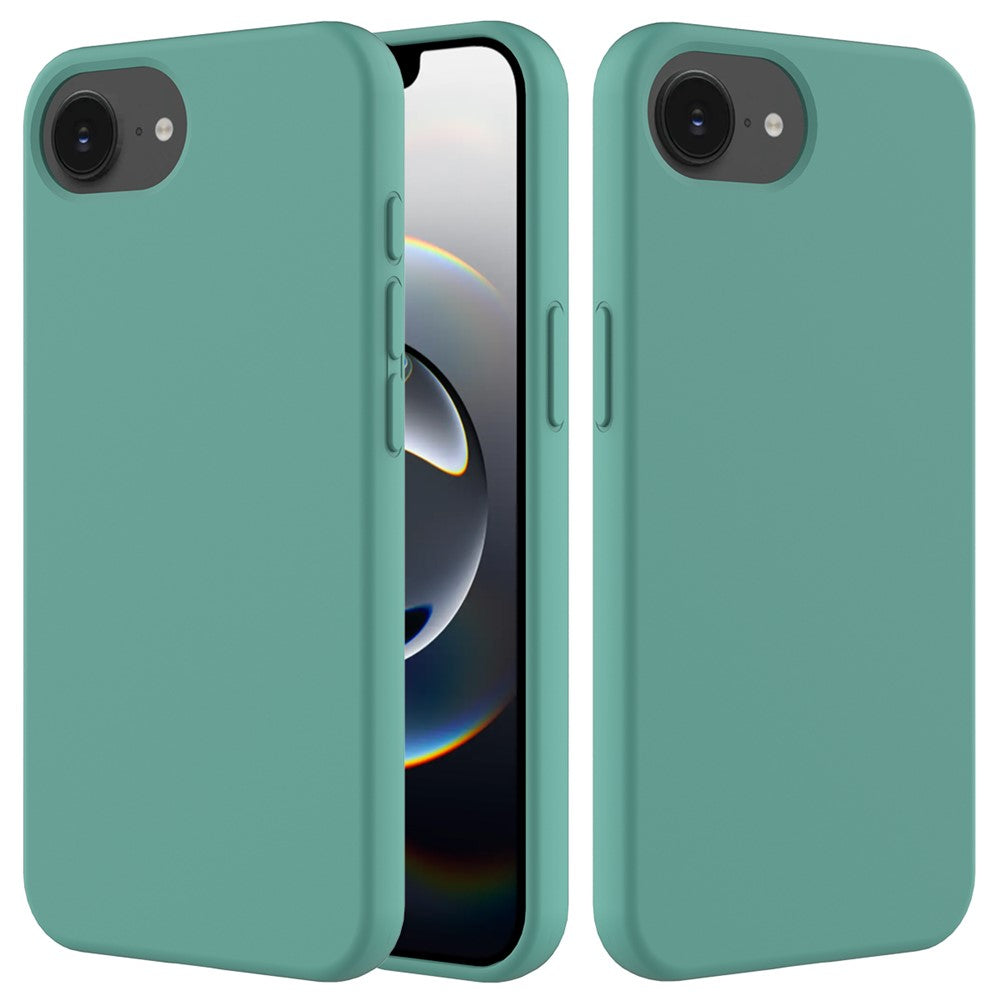 For iPhone 17th / 16th Case Drop Proof Liquid Silicone Soft Lining Back Phone Cover