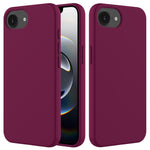 For iPhone 17th / 16th Case Drop Proof Liquid Silicone Soft Lining Back Phone Cover
