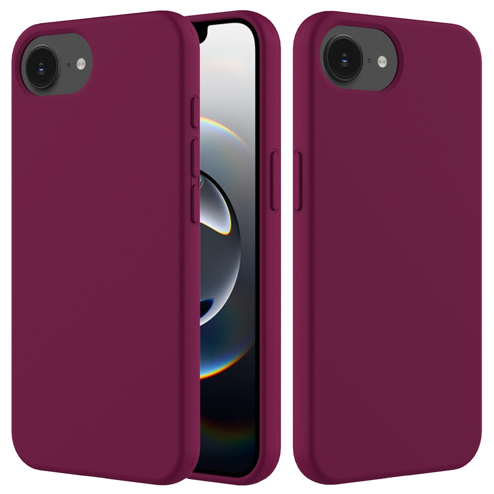 For iPhone 17th / 16th Case Drop Proof Liquid Silicone Soft Lining Back Phone Cover