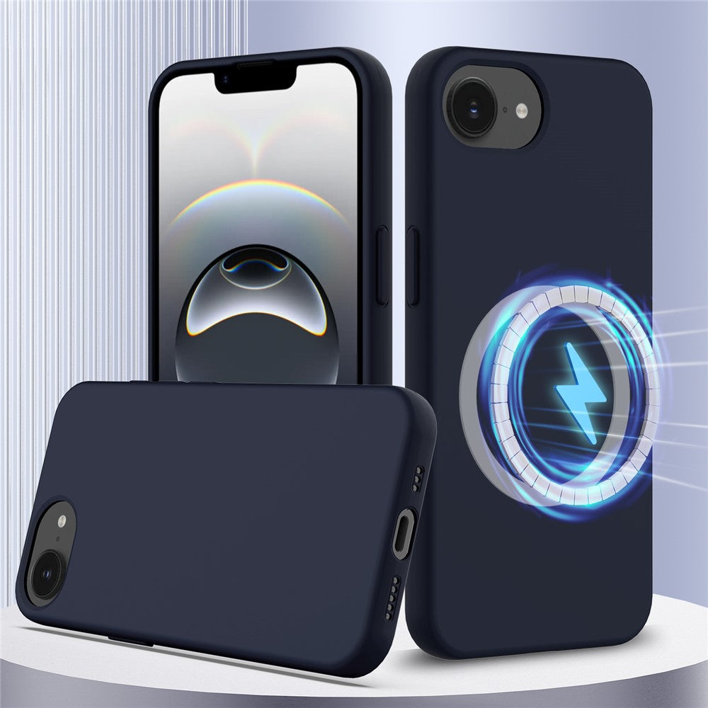 For iPhone 17th / 16th Case Compatible with MagSafe Anti-Drop Liquid Silicone Phone Cover