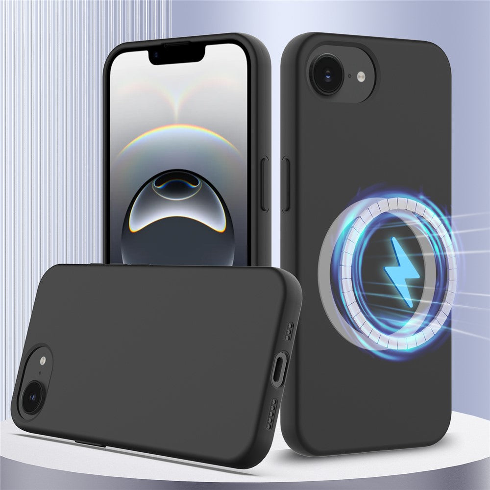 For iPhone 17th / 16th Case Compatible with MagSafe Anti-Drop Liquid Silicone Phone Cover