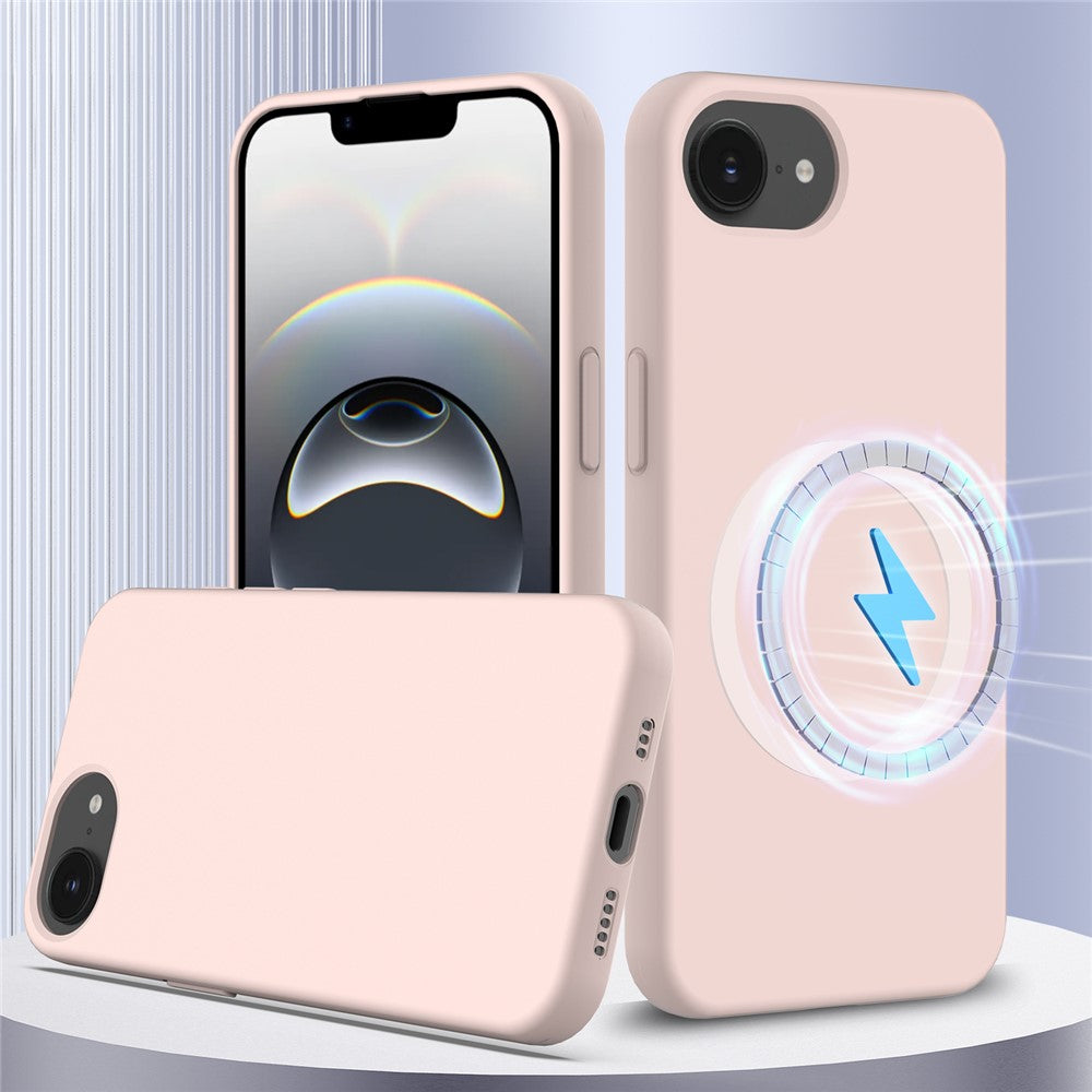 For iPhone 17th / 16th Case Compatible with MagSafe Anti-Drop Liquid Silicone Phone Cover