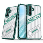 Samsung Galaxy A15 5G / 4G Skal Hopfällbart Stativ PC + TPU Fallskyddande mobilskal