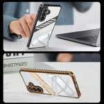 Samsung Galaxy A24 4G (162,1 x 77,6 x 8,3 mm) skal vikbart stöd PC + TPU fallskyddande mobilskal