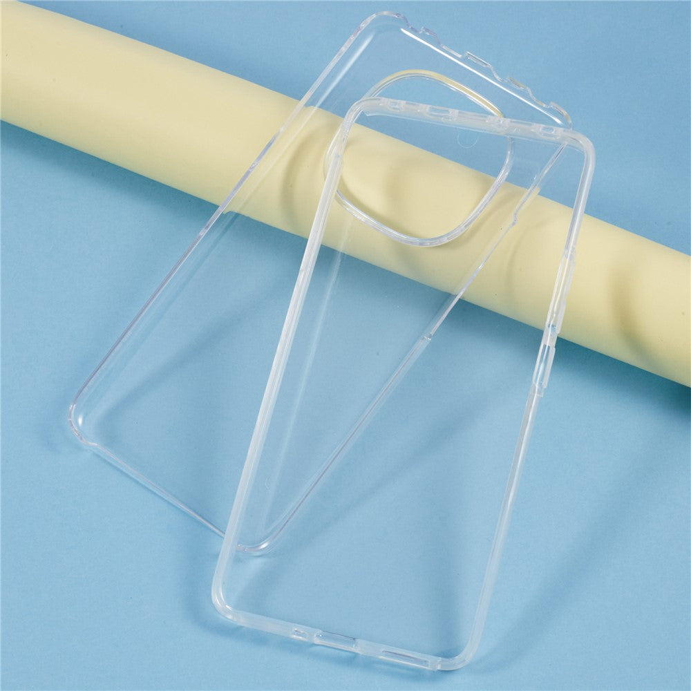 For Xiaomi Redmi Note 14 Pro 4G Case TPU Frame Clear Acrylic Back Phone Cover with PET Film