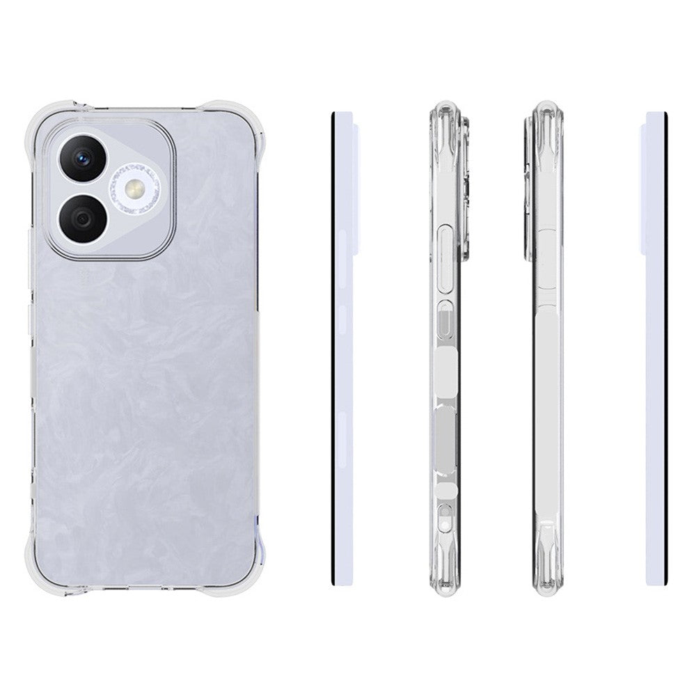 For Honor 400 Lite 5G TPU Phone Case Non Slip Transparent Mobile Phone Cover