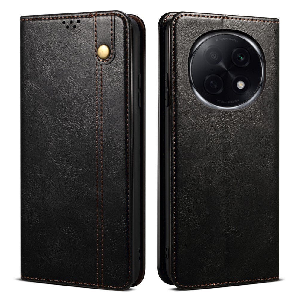 For Oppo F29 Pro 5G (Global) / A5 Pro 5G (China) Case Crazy Horse Texture Waxy Leather Wallet Stand Phone Cover