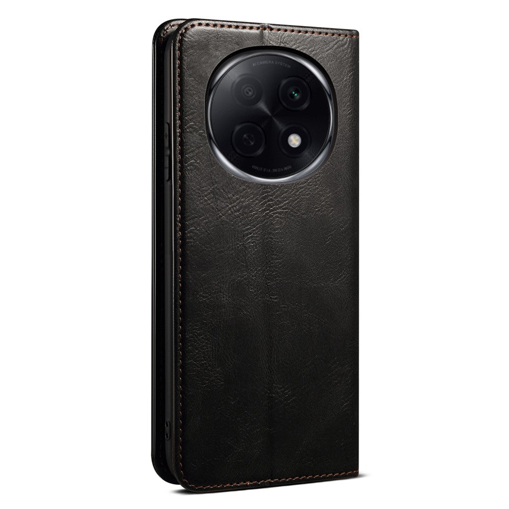 For Oppo F29 Pro 5G (Global) / A5 Pro 5G (China) Case Crazy Horse Texture Waxy Leather Wallet Stand Phone Cover