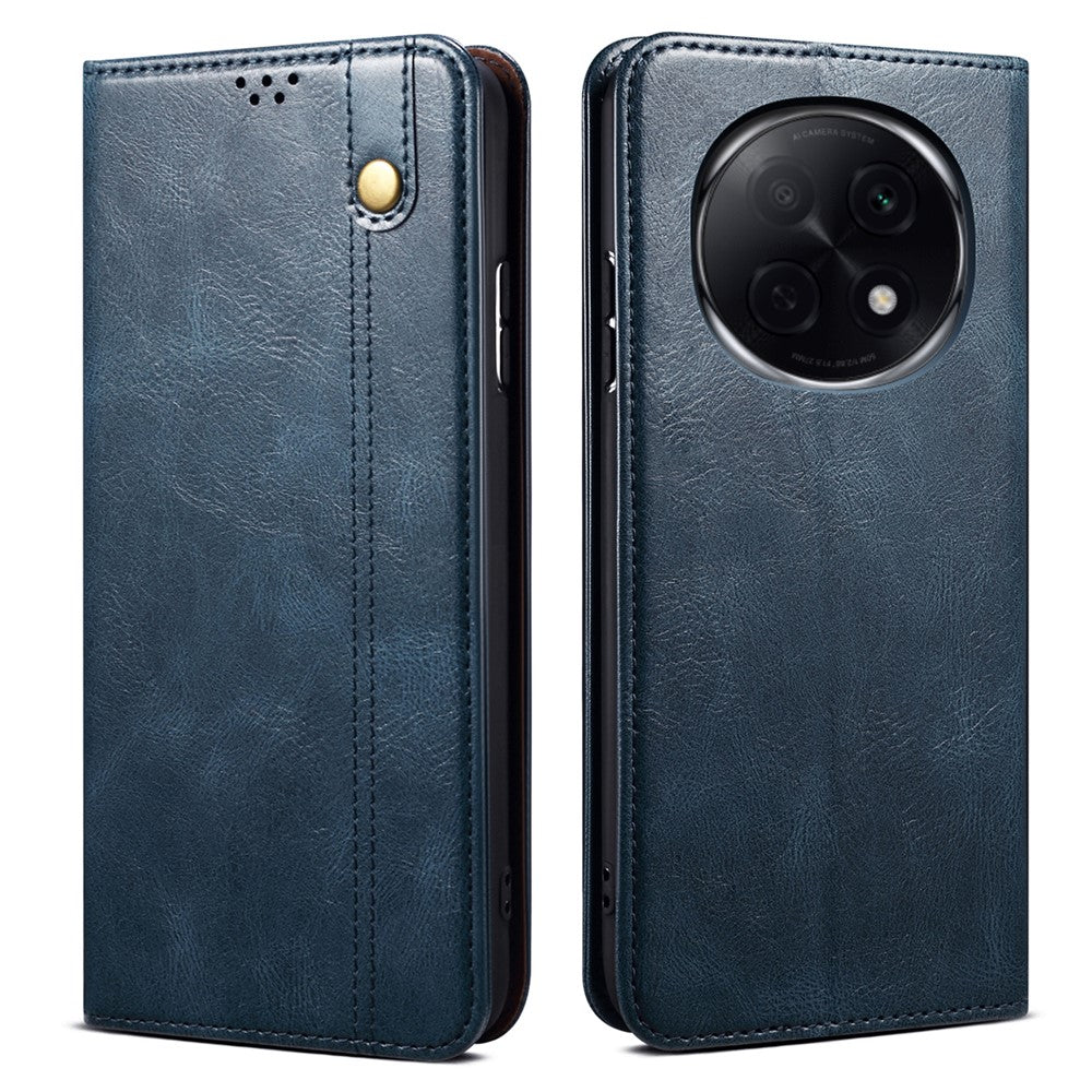 For Oppo F29 Pro 5G (Global) / A5 Pro 5G (China) Case Crazy Horse Texture Waxy Leather Wallet Stand Phone Cover