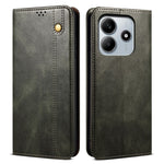 For Xiaomi Redmi Note 14 4G (163.25mm) Case Crazy Horse Texture Waxy Leather Wallet Stand Phone Cover