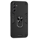 Til Samsung Galaxy A56 5G Cover PC+TPU Faldsikrings Telefoncover med Ringstativ
