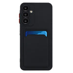 Til Samsung Galaxy A56 5G cover med kortlomme, mat og fingeraftryksfri bagside