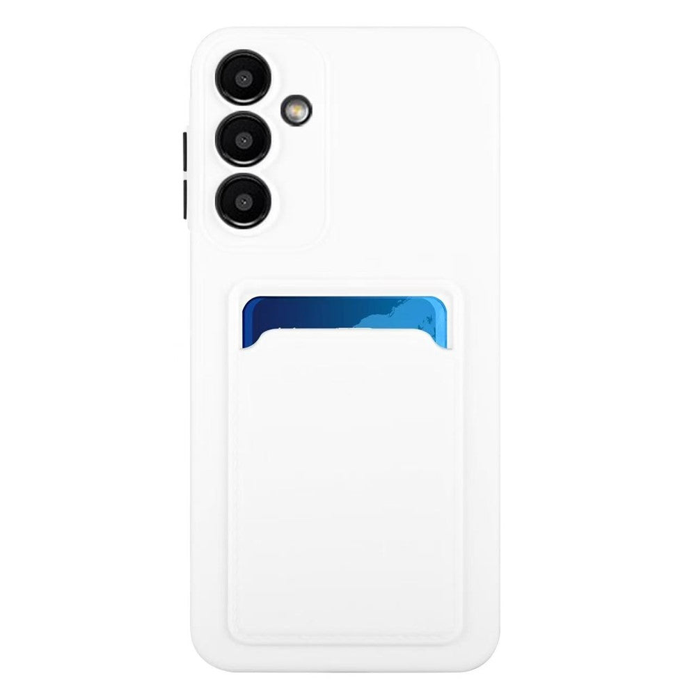 Til Samsung Galaxy A56 5G cover med kortlomme, mat og fingeraftryksfri bagside