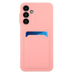 Til Samsung Galaxy A56 5G cover med kortlomme, mat og fingeraftryksfri bagside
