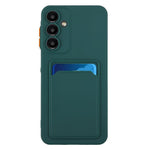Til Samsung Galaxy A56 5G cover med kortlomme, mat og fingeraftryksfri bagside
