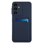Til Samsung Galaxy A56 5G cover med kortlomme, mat og fingeraftryksfri bagside