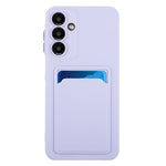 Til Samsung Galaxy A56 5G cover med kortlomme, mat og fingeraftryksfri bagside